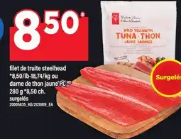 Maxi FILET DE TRUITE STEELHEAD OU DARNE DE THON JAUNE PC, 280 G offer