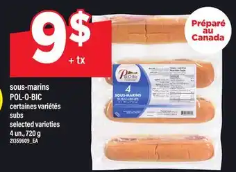 Maxi sous-marins POL-O-BIC, 720 g offer
