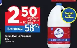 Maxi EAU DE JAVEL | LA PARISIENNE, 3,6 L offer
