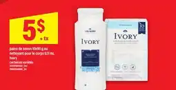 Maxi PAINS DE SAVON, 10X90 G OU NETTOYANT POUR LE CORPS, 621 ML IVORY offer