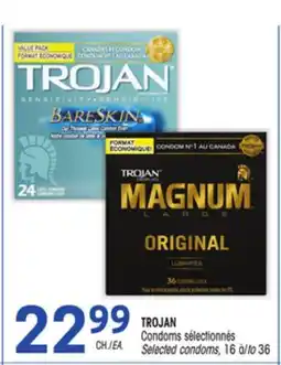 Uniprix TROJAN Condoms sélectionnés /Selected condoms offer