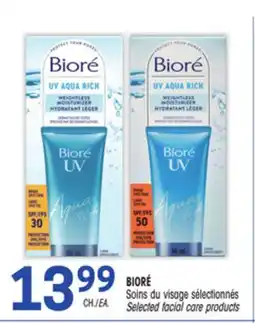 Uniprix BIORÉ Soins du visage sélectionnés /Selected facial care products offer