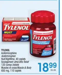 Uniprix TYLENOL Acétaminophène/Acetaminophen, Nuit/Nighttime offer