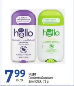Uniprix HELLO Déodorant Bâton/Deodorant Stick offer
