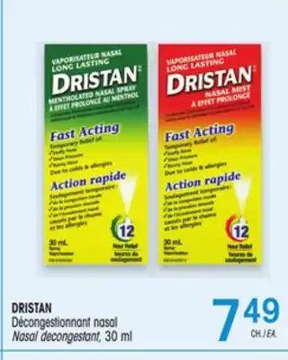 Uniprix DRISTAN Décongestionnant nasal/ Nasal decongestant offer