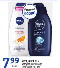Uniprix NIVEA, NIVEA MEN Nettoyant pour le corps/Body wash offer