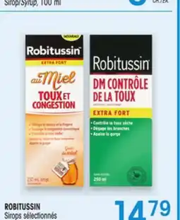 Uniprix ROBITUSSIN Sirops sélectionnés/ Selected Syrup offer