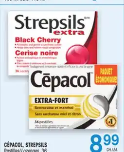 Uniprix CÉPACOL, STREPSILS Pastilles/Lozenges offer