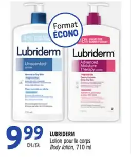 Uniprix LUBRIDERM Lotion pour le corps /Body lotion offer