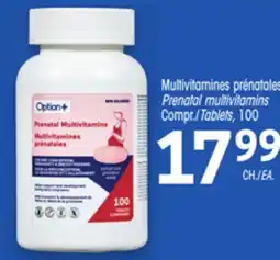 Uniprix OPTION+ Multivitamines prénatales/Prenatal multivitamins offer