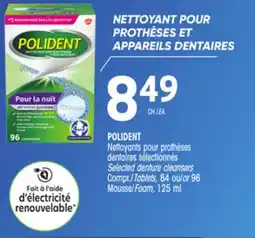 Uniprix POLIDENT Nettoyants pour prothèses dentaires sélectionnés / Selected denture cleansers offer