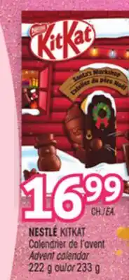 Uniprix NESTLÉ KITKAT Calendrier de l'avent/Advent calendar offer
