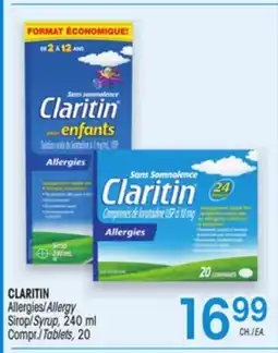 Uniprix CLARITIN Allergies/Allergy, Sirop/Syrup offer