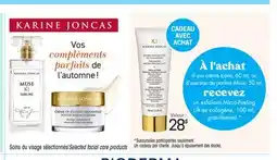 Uniprix KARINE JONCAS Soins du visage sélectionnés/Selected facial care products offer