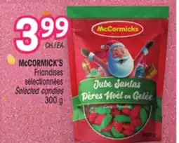 Uniprix McCORMICK'S Friandises sélectionnées/Selected candies offer