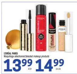 Uniprix L'ORÉAL PARIS Maquillage sélectionné/Selected makeup products offer
