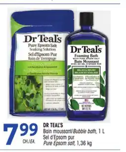 Uniprix DR TEAL'S Bain moussant/Bubble bath offer