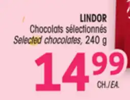 Uniprix LINDOR Chocolats sélectionnés offer