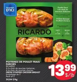 Marché Bonichoix RICARDO FRESH STUFFED CHICKEN BREAST offer