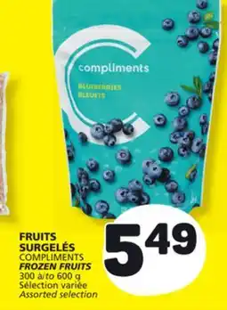 Marché Bonichoix COMPLIMENTS FROZEN FRUITS offer