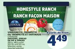 Marché Bonichoix LITEHOUSE DRESSING SPREAD OR DIP & SPREAD offer