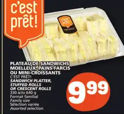 Marché Bonichoix C'EST PRÊT! SANDWICH PLATTER, OR CRESCENT ROLLS offer