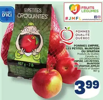 Marché Bonichoix McINTOSH OR SPARTAN APPLES offer