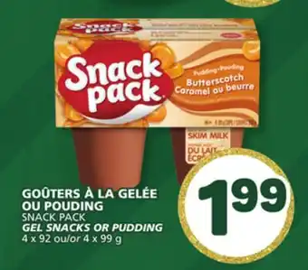 Marché Bonichoix SNACK PACK GEL SNACKS PUDDING offer