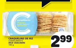 Marché Bonichoix COMPLIMENTS RICE CRACKERS offer