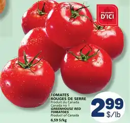 Marché Bonichoix GREENHOUSE RED TOMATOES offer