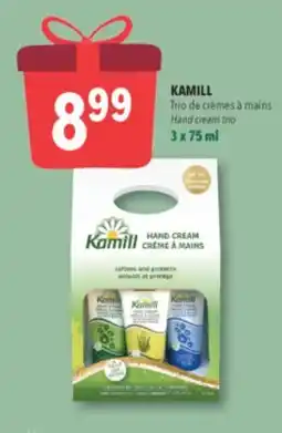 Familiprix KAMILL Hand cream trio 3 x 75 ml offer