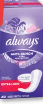 Familiprix ALWAYS, Selected products offer