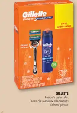 Familiprix GILLETTE Fusion 5 or Labs, Selected gift sets offer