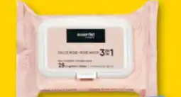 Familiprix Q-TIPS Cotton swabs, 400 units or ESSENTIEL COSMETIK Makeup remover wipes 3in 1, 25wipes offer