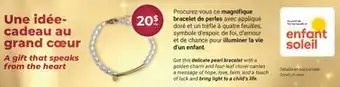 Familiprix Delicate pearl bracelet offer