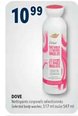 Familiprix DOVE Selected body washes, 517ml or 547ml offer