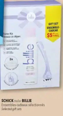 Familiprix BILLIE Selected gift sets offer