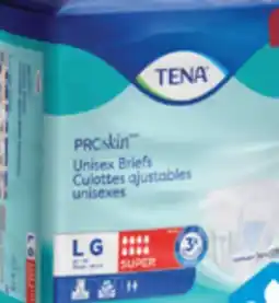 Familiprix Tena Proskin unisex briefs super absorbency offer