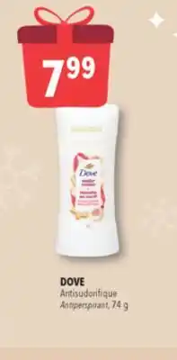 Familiprix DOVE Antiperspirant, 74g offer