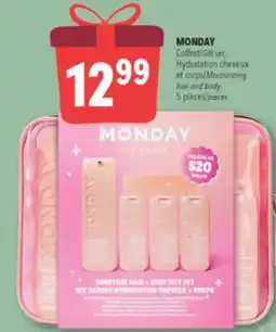 Familiprix MONDAY, Gift set, Moisturizing hair and body, 5 pieces offer