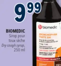 Familiprix BIOMEDIC Dry cough syrup, 250ml offer