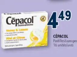 Familiprix CÉPACOL Lozenges 16 units offer