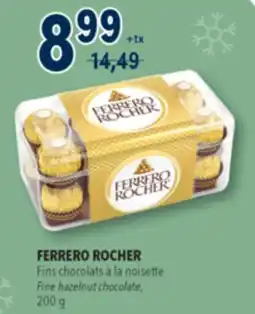 Familiprix FERRERO ROCHER Fine hazelnut chocolate, 200g offer