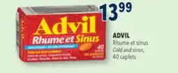 Familiprix ADVIL Cold and sinus, 40caplets offer