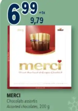 Familiprix MERCI Assorted chocolates, 200g offer