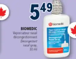 Familiprix BIOMEDIC Decongestant nasal spray, 30 ml offer