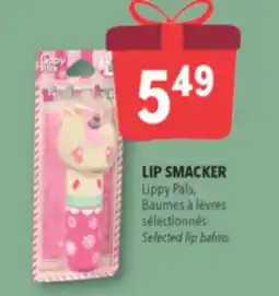 Familiprix LIP SMACKER Lippy Pals, Selected lip balms offer