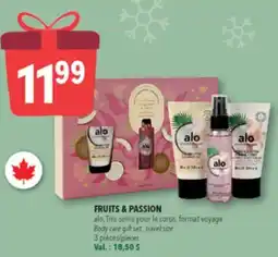 Familiprix FRUITS & PASSION, Body care gift set, travel size, 3 pieces offer