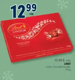 Familiprix LINDT Chocolate, 156g offer