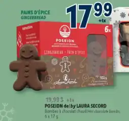Familiprix POSEIDN by LAURA SECORD Hot chocolate bombs, 6x 17g offer